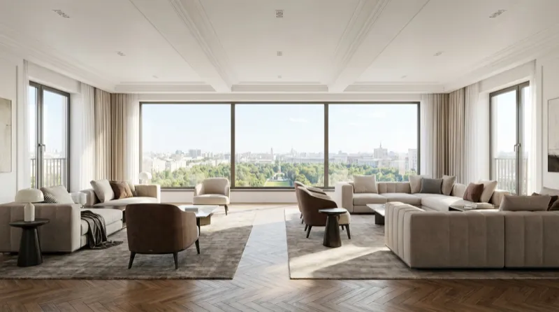 4-комнатная квартира в сталинском доме